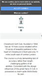 Mobile Screenshot of chislehurstgolfclub.co.uk